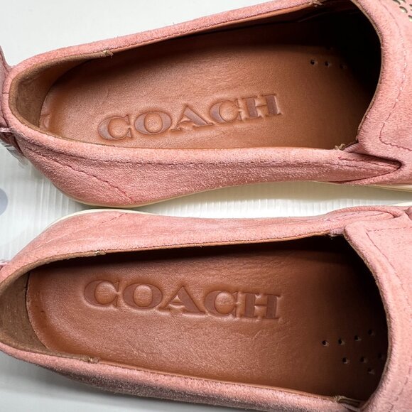 Coach Slip On Sneaker With Tea Rose Rivets Peony G2062 - Picture 7 of 11